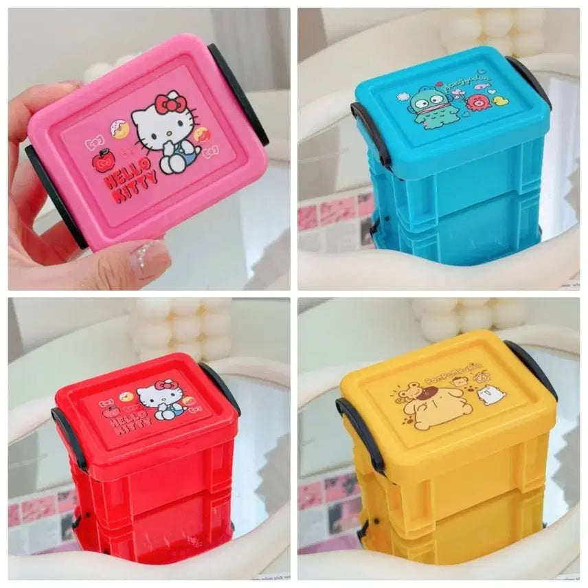 [BUNJANG] Sanrio Mini Storage Box (4 Types) / 전상품 20% 할인) 산리오 미니 보관함 4종 키티 한교동 폼폼푸린