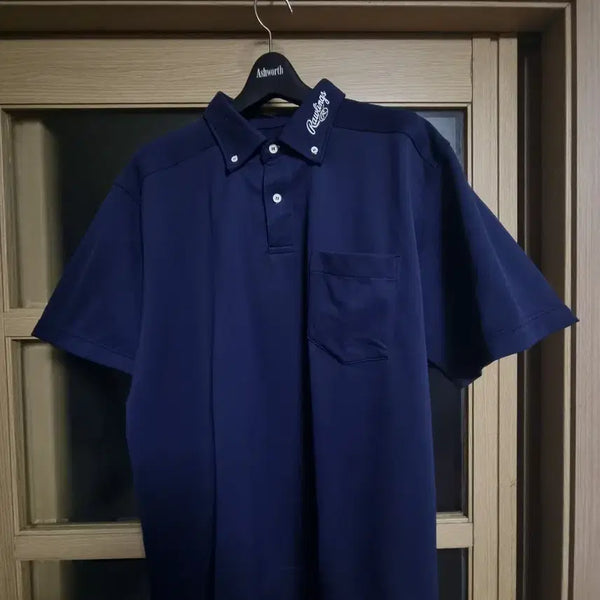 [BUNJANG] Rawlings Navy Short Sleeve Polo T-Shirt 2XL / 롤링스 네이비 반팔 카라 티셔츠 2xl