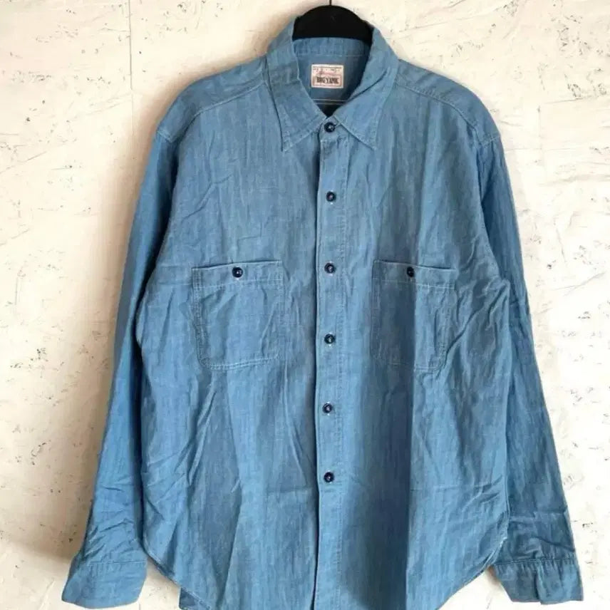[BUNJANG] Big Yank M43 Chambray Shirt Size 16 / 빅양크 m43 샴브레이 16사이즈 판매