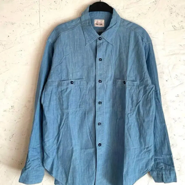 [BUNJANG] Big Yank M43 Chambray Shirt Size 16 / 빅양크 m43 샴브레이 16사이즈 판매