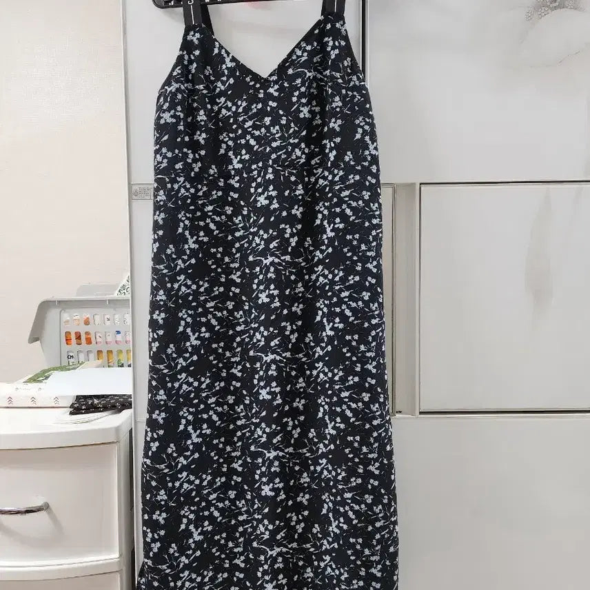 [BUNJANG] Calvin Klein Floral Print Long Dress / 캘빈클라인 원피스