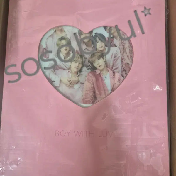 [BUNJANG] BTS Boy With Luv Photocard Binder - Pink (Sealed) / (미개봉) BTS Boy With Luv 포토카드바인더_핑크