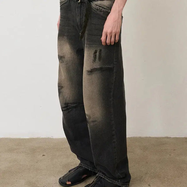 [BUNJANG] Known Vintage Washing Denim Pants Size 0 / 노운 빈티지 워싱 데님팬츠 0사이즈
