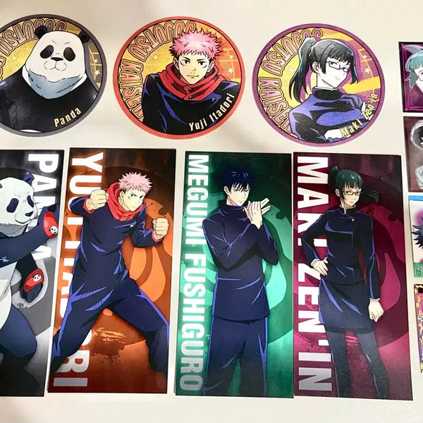 [BUNJANG] Jujutsu Kaisen Photocard, Sticker, and Coaster Set / 주술회전 포토카드/스티커/코스터 세트