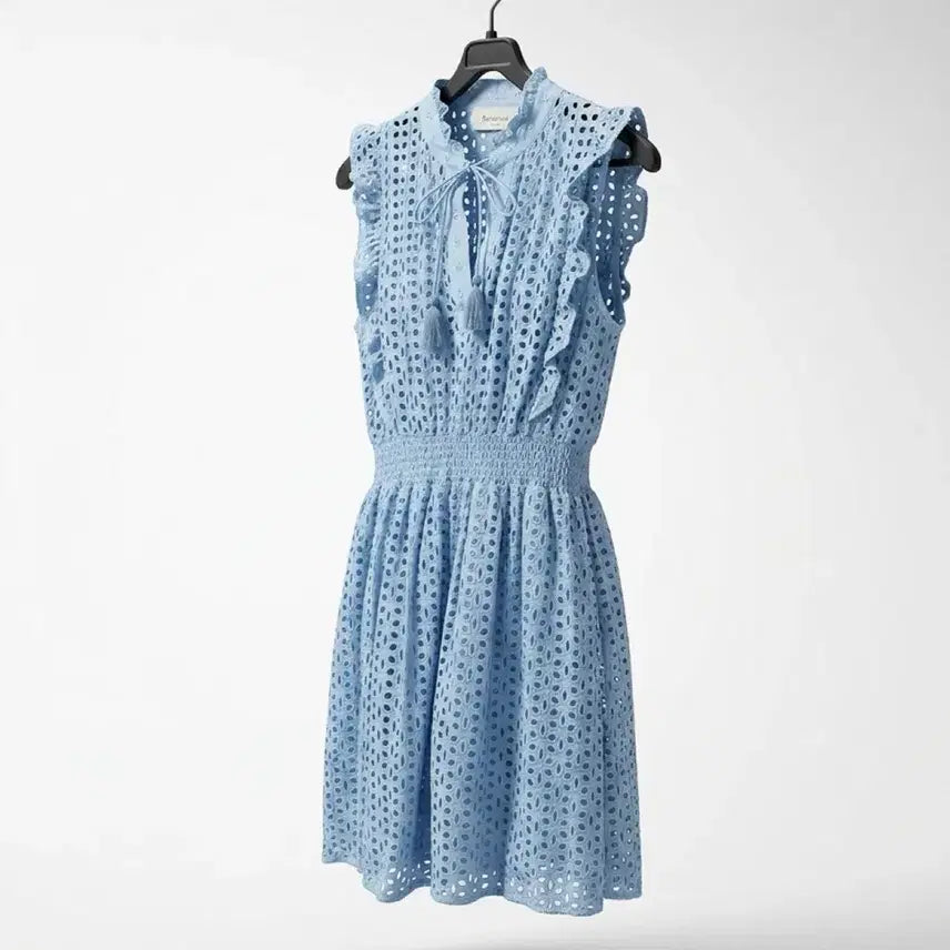 [BUNJANG] Berenice Women's Sleeveless Punching Dress / 여성44/ Berenice 펀칭 민소매원피스