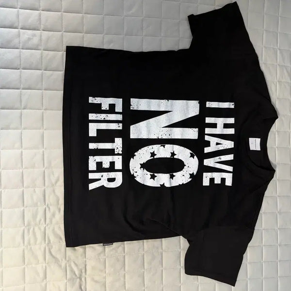 [BUNJANG] Garter Gallery No Filter Short Sleeve T-Shirt L / 가터갤러리 노필터 반팔 티셔츠 L