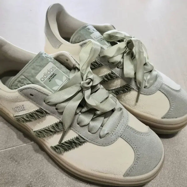 [BUNJANG] Adidas Gazelle Bold Frill Sneakers Ribbon Green / 정품 아디다스 가젤 볼드 프릴운동화 리본그린