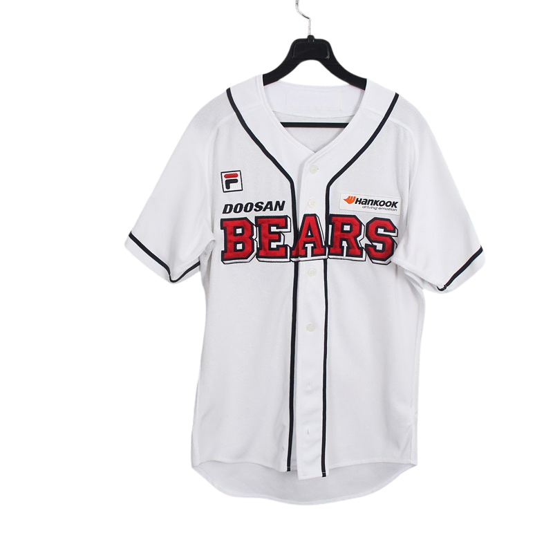 [BUNJANG] Fila Doosan Bears Oh Jae-won Baseball Uniform (Men's 95) / 남성95/ 휠라 두산베어스 오재원선수 야구 유니폼