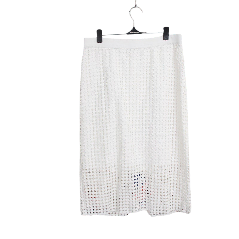 [BUNJANG] Stefanel Women's Punching Long Skirt / 여성 71-96/ 스테파넬 펀칭 롱 스커트