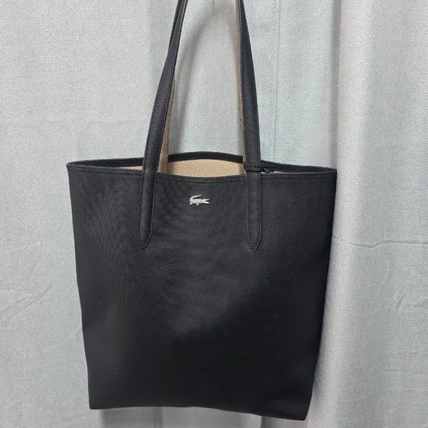 [BUNJANG] Lacoste Reversible Big Shopper Bag / 라코스테 양면 리버시블   빅 쇼퍼백