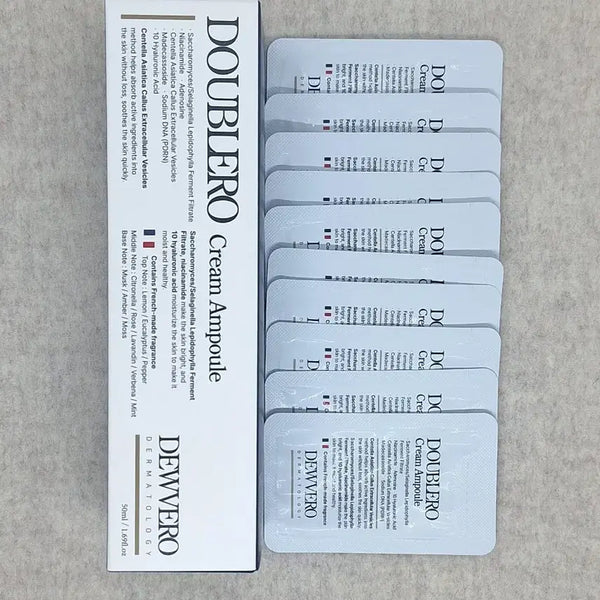 [BUNJANG] Duvyro Cream Ampoule with 10 Samples / [무료배송]듀베로 크림 앰플 + 샘플10개