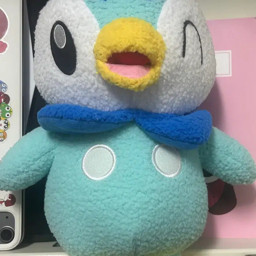 [BUNJANG] Pokemon Piplup Monggeuli Plush Doll / 포켓몬스터 팽도리 몽글이 인형 양도