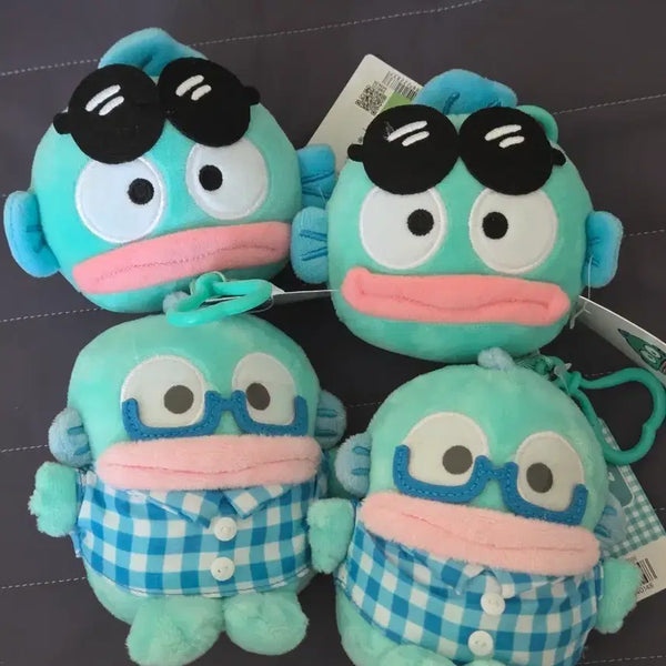 [BUNJANG] Sanrio Hangyodon Keyring Doll (Nerd or Sunglasses Version) / 산리오 한교동 키링 인형