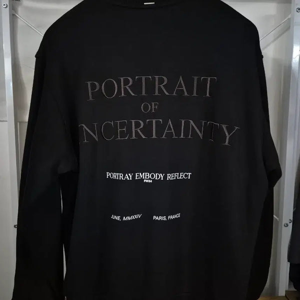 [BUNJANG] System Homme Paris Collection Sweatshirt Black / 시스템옴므 파리컬렉션 맨투맨 100 블랙