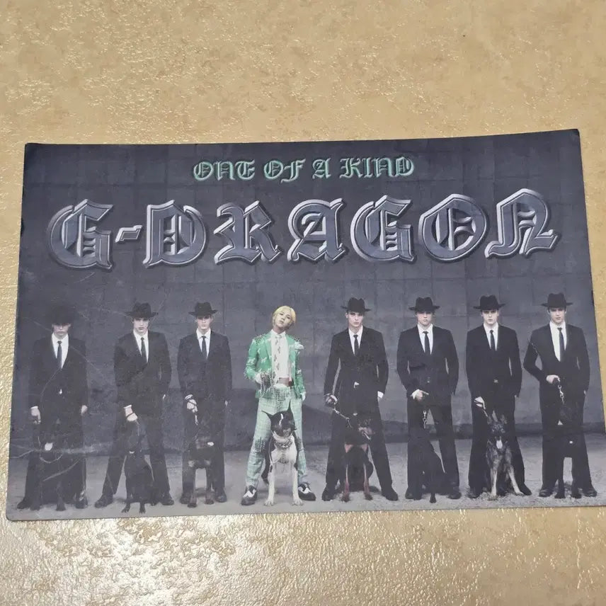 [BUNJANG] G-Dragon (GD) One-of-a-Kind Fan Meeting Postcard / 지디 지드래곤 GD GDRAGON 원옵카 첫방 기념 공방 엽서