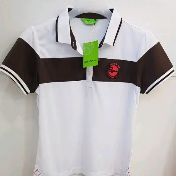[BUNJANG] Renoma Sport Women's Golf Short Sleeve Polo T-Shirt Size 100 / 여성 레노마 스포츠 골프 반팔 카라 티셔츠100