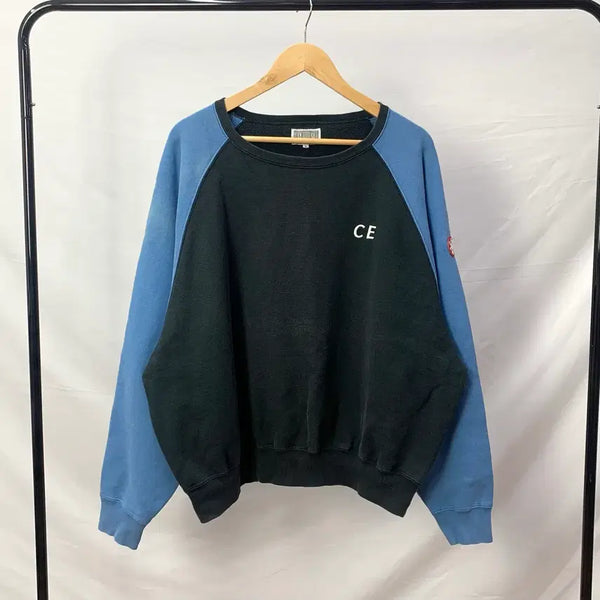[BUNJANG] Cav Empt Two-Tone Sweatshirt L / 카브엠트 투톤 스웻셔츠