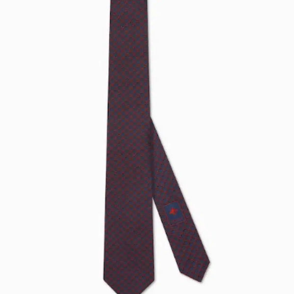 [BUNJANG] Gucci GG Bee Embroidery Silk Necktie / (정품) 구찌 GG 벌자수 실크 넥타이팝니다.