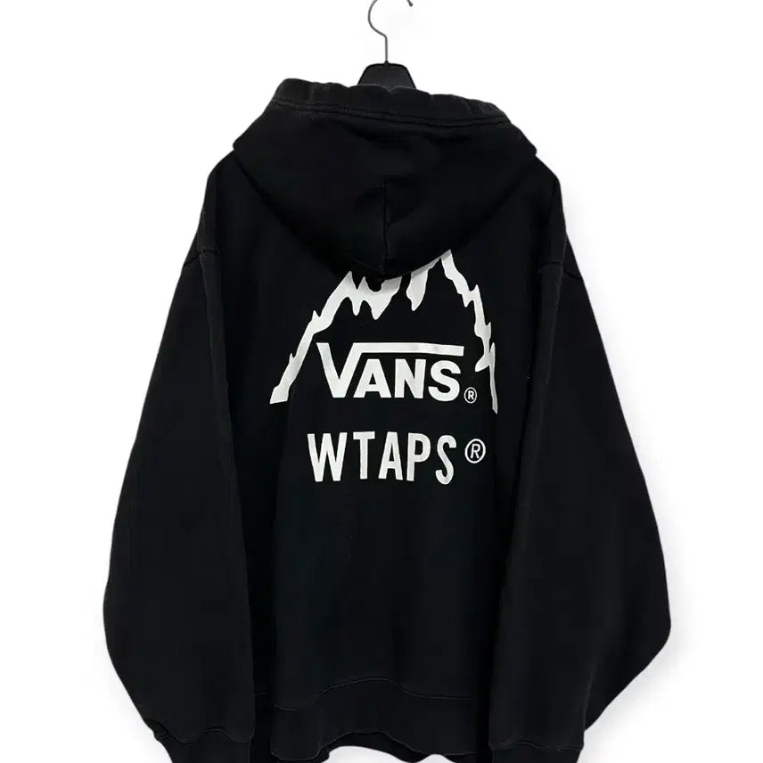 [BUNJANG] WTAPS x Vans Black Hoodie / 더블탭스 x 반스 블랙 후드티