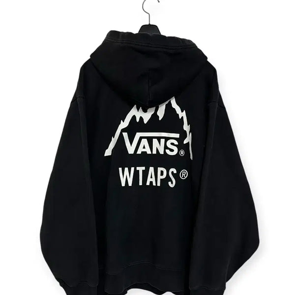 [BUNJANG] WTAPS x Vans Black Hoodie / 더블탭스 x 반스 블랙 후드티