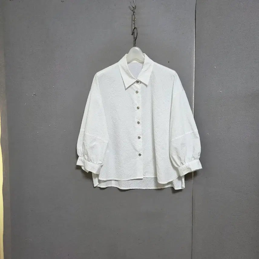 [BUNJANG] Comfortable Style 8/10 Sleeve Blouse FF / 편안한스타일 8부소매 블라우스 FF  n5510