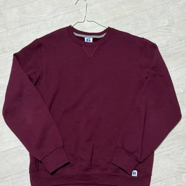 [BUNJANG] Russell Athletic Sweatshirt Burgundy M / 러셀애슬래틱 맨투맨 버건디 M