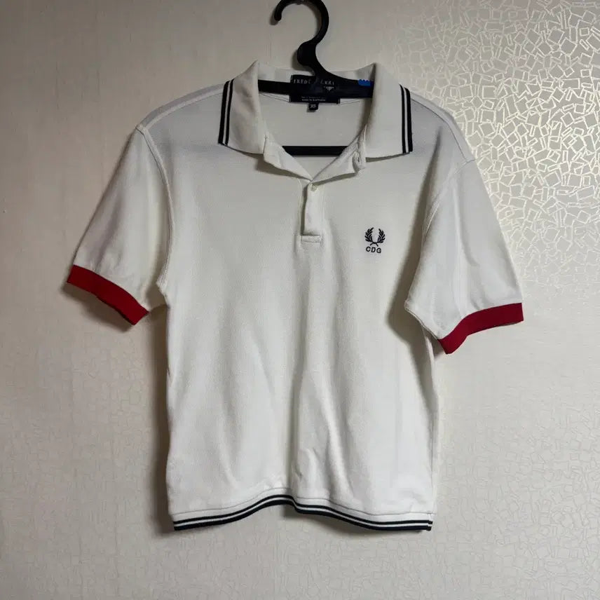 [BUNJANG] Fred Perry x Comme des Garçons Collaboration Short Sleeve Polo Shirt / 프레드페리 꼼데 콜라보 반팔 카라티 팝니다