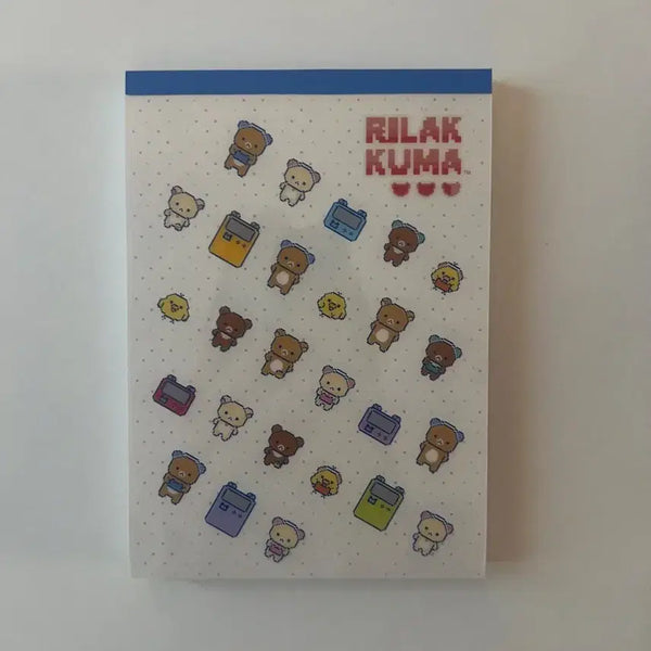[BUNJANG] Rilakkuma Gaming Pixel Memo Pad Set / 리락쿠마 게이밍 픽셀 메모지 세트 메모 패드