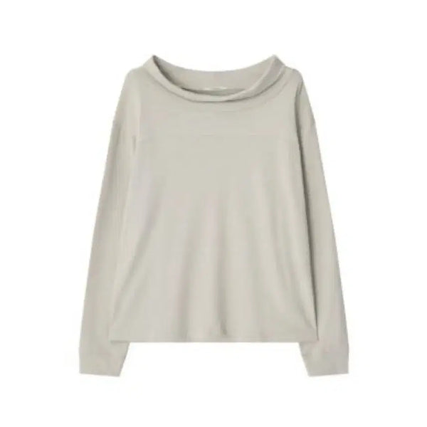 [BUNJANG] Amor Shy Line Sweatshirt Gray / 새상품) 아모르샤이 라인 스웻 셔츠 그레이