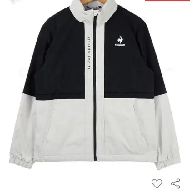 [BUNJANG] Le Coq Sportif AGA All Day On Windbreaker Jacket / 새상품급) 르꼬끄 AGA 기모트리코트안감 올데이온 바람막이 자켓 QO12