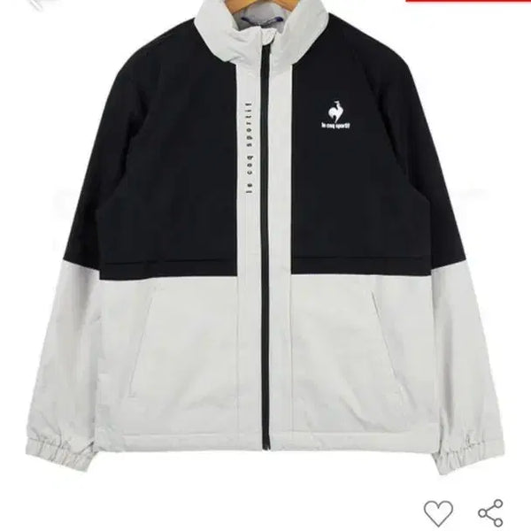 [BUNJANG] Le Coq Sportif AGA All Day On Windbreaker Jacket / 새상품급) 르꼬끄 AGA 기모트리코트안감 올데이온 바람막이 자켓 QO12