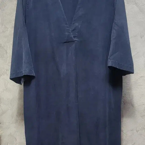 [BUNJANG] COS Navy V-Neck Shirt Dress / COS 코스 네이비 브이넥 셔츠 원피스