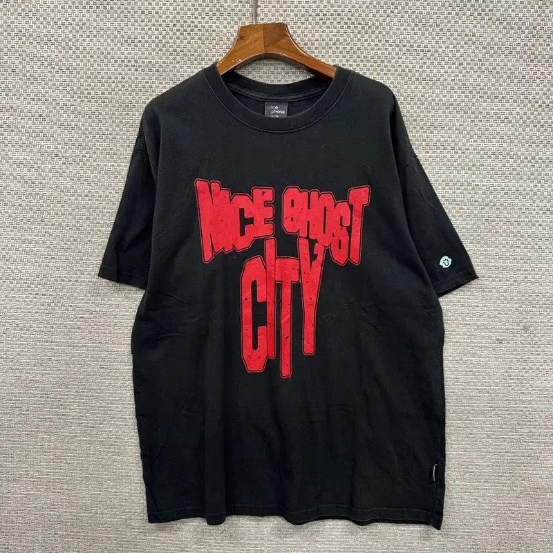 [BUNJANG] Nice Ghost Club T-Shirt L / 나이스고스트클럽 반팔티 L D01973