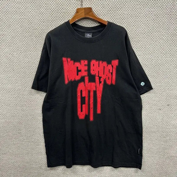 [BUNJANG] Nice Ghost Club T-Shirt L / 나이스고스트클럽 반팔티 L D01973