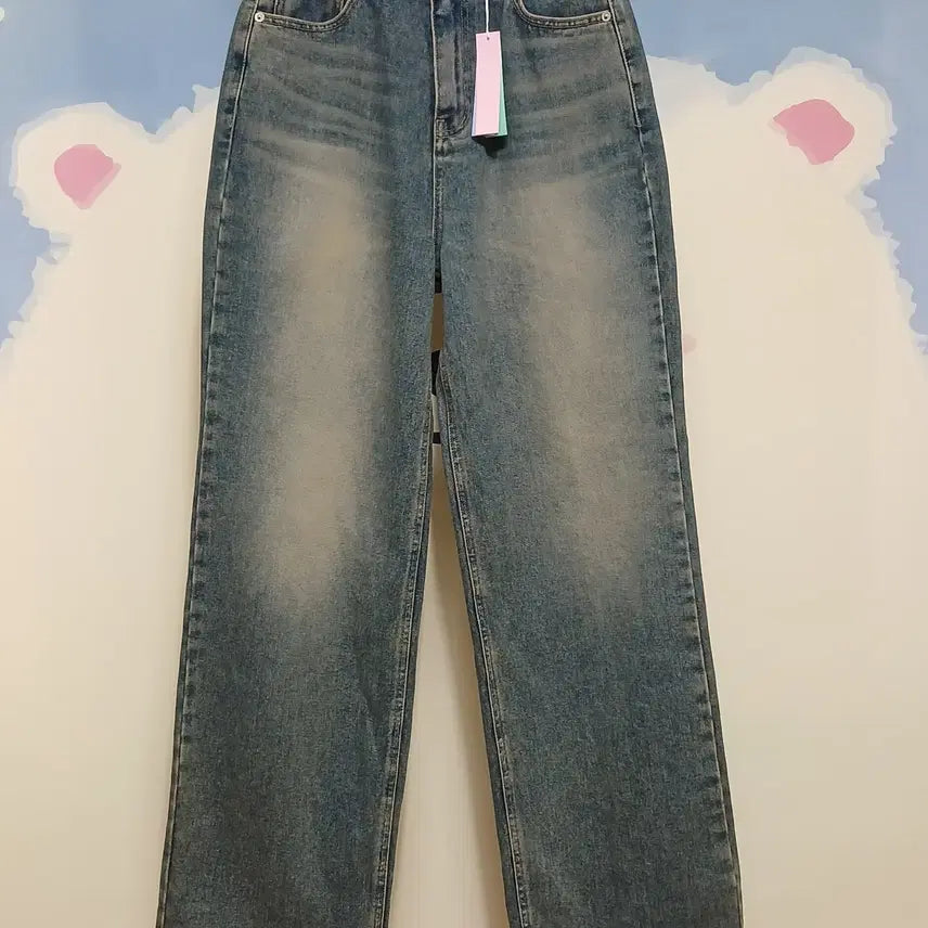 [BUNJANG] Pale Jade Fine Cherry Wide Denim Jeans / (M) 페일제이드 파인체리 와이드 데님 청바지