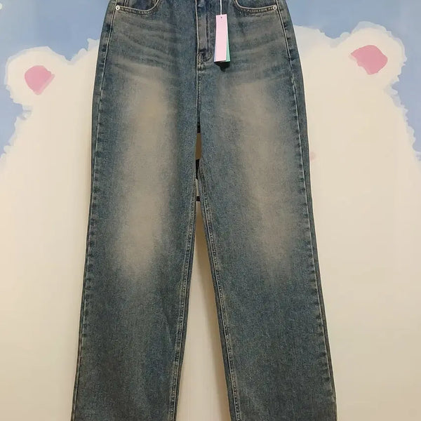[BUNJANG] Pale Jade Fine Cherry Wide Denim Jeans / (M) 페일제이드 파인체리 와이드 데님 청바지