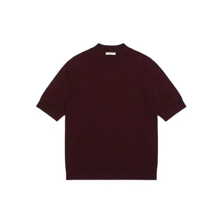 [BUNJANG] Boetti Women's Short-Sleeve Knit Top (Wine) / 여성F/ Boetti 보에띠 와인색 반팔 니트 37-159