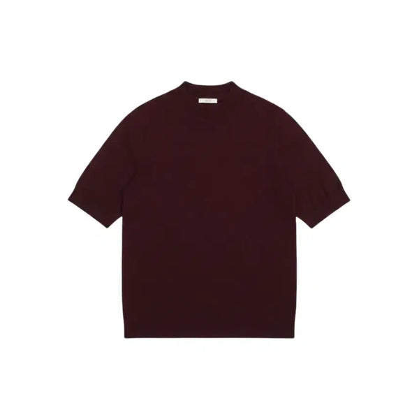 [BUNJANG] Boetti Women's Short-Sleeve Knit Top (Wine) / 여성F/ Boetti 보에띠 와인색 반팔 니트 37-159