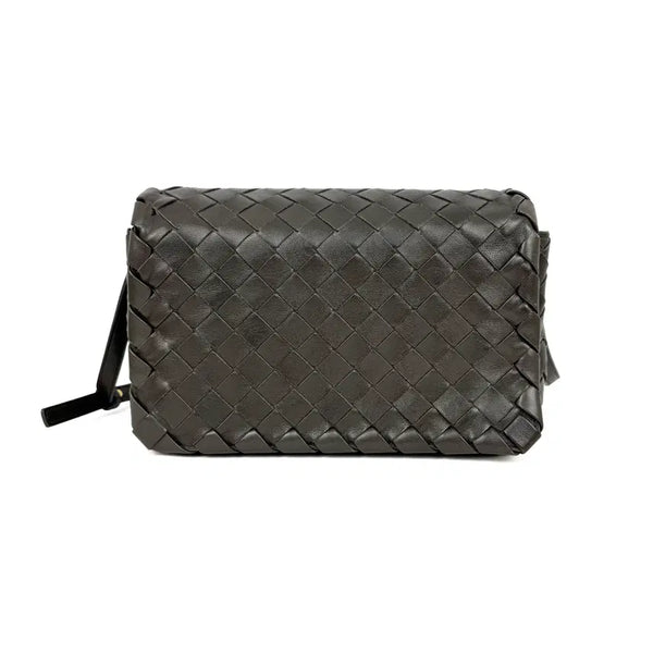 [BUNJANG] Bottega Veneta Intrecciato Khaki Flap Shoulder Bag / Crossbody Bag / 보테가베네타 인트레치아토 카키 플랩 숄더백 겸 크로스백
