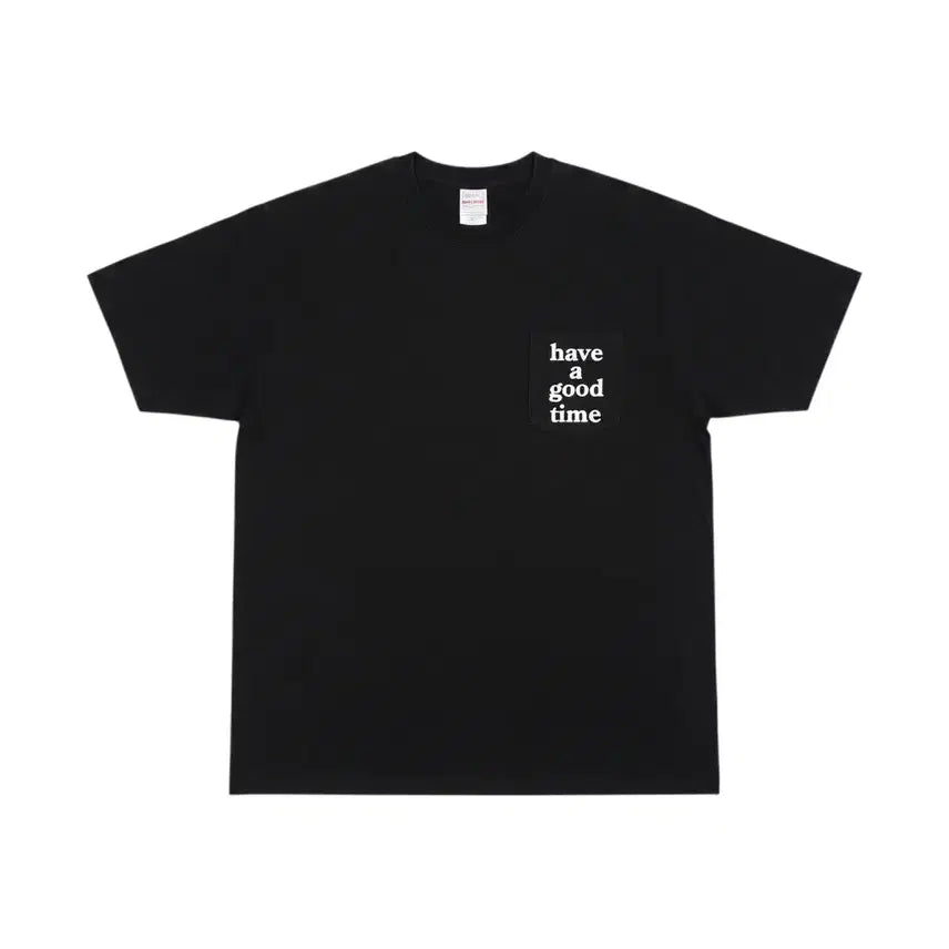 [BUNJANG] Have a Good Time Lettering T-Shirt Black / 공용M/ 해브어굿타임 레터링 반팔티 BK 37-158