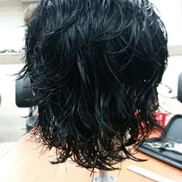 [BUNJANG] 100% Human Hair Full Wig - Layered Cut / 통가발 레이어 인모100프로 (프로아,원가 159000원)