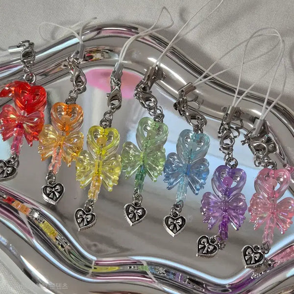 [BUNJANG] Magic Wand Beaded Charm Keychain / 요술봉키링 비즈키링