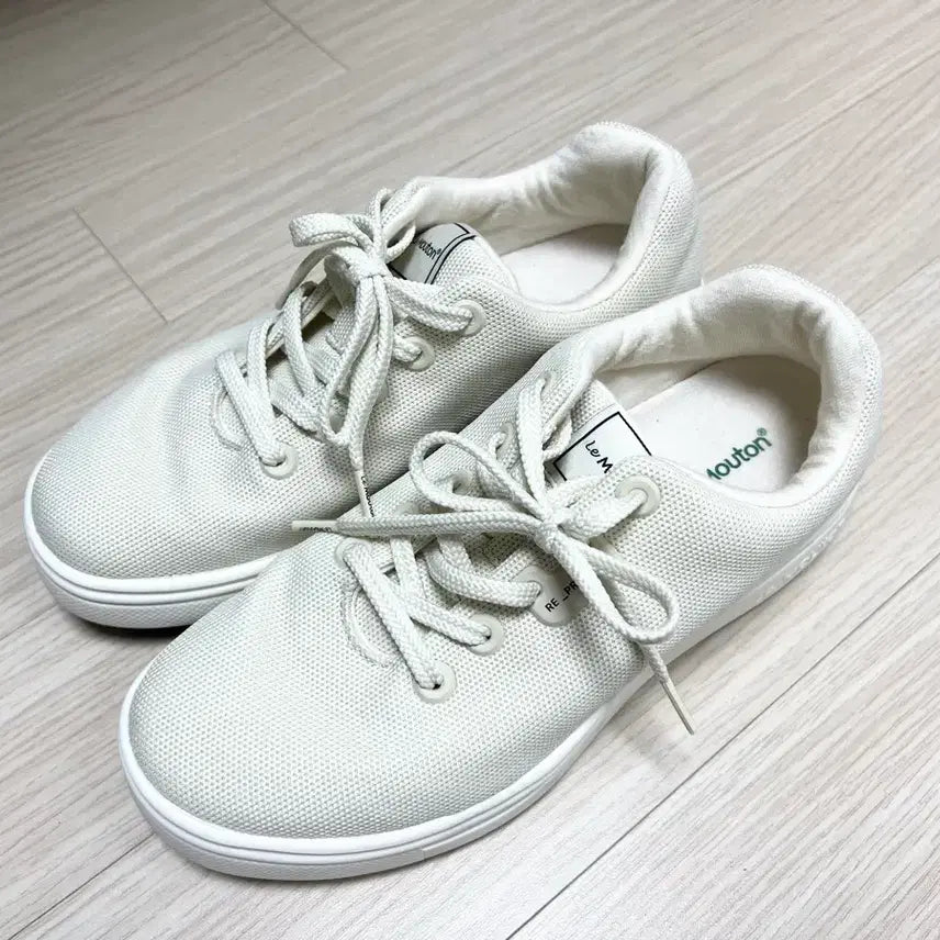 [BUNJANG] Lemont Leforest White Sneakers / 르무통 포레스트 화이트 245