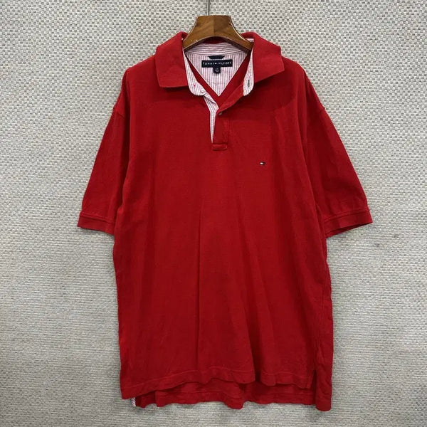[BUNJANG] Tommy Hilfiger Short Sleeve Polo Shirt L / 타미힐피거 반팔카라티 L D01979