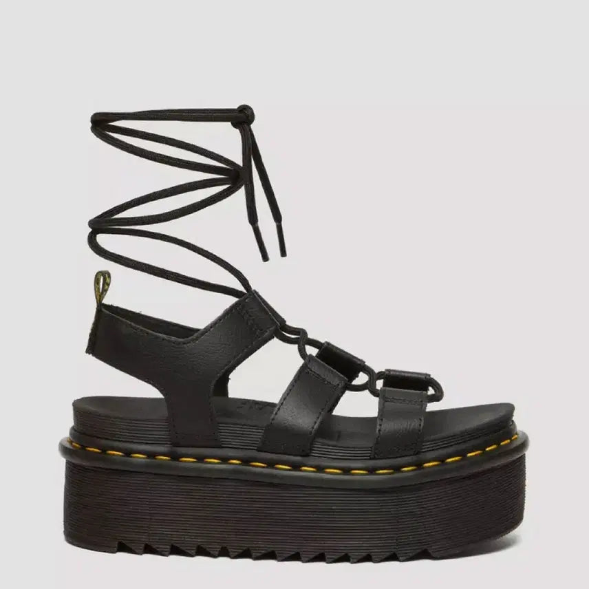 [BUNJANG] Dr. Martens Natilla Athena Leather Gladiator Platform Sandals / 새상품 250 닥터마틴 나틸라 아테나 레더 글래디에이터 플랫폼 가죽 샌들