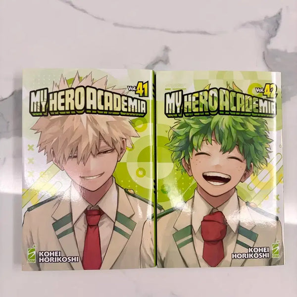 [BUNJANG] My Hero Academia Italian Limited Edition Manga Volumes 41-42 / 히로아카 이탈리아 만화책(한정판)