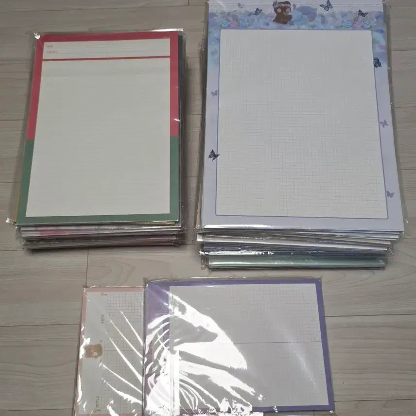 [BUNJANG] A4 Memo Pad & Notepad Bundle Set / @ 노트패드 메모패드 일괄 처분