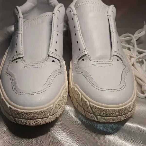 [BUNJANG] Puma White Leather Sneakers / 퓨마 운동화