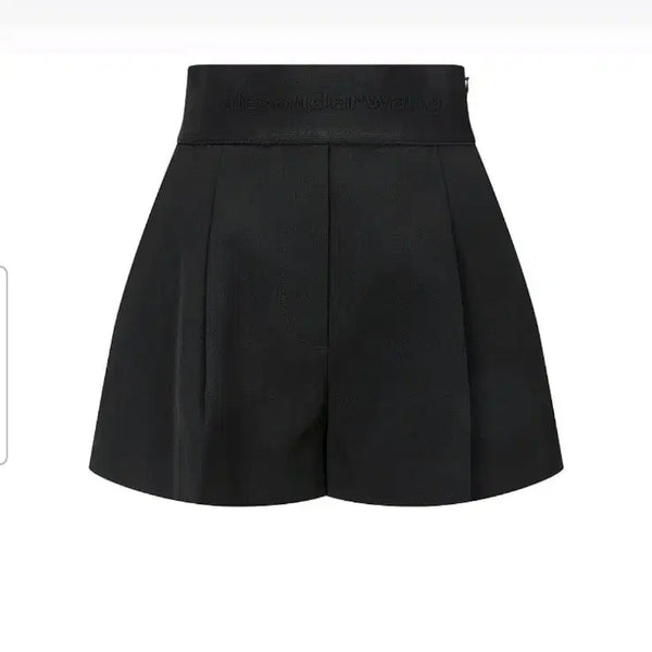 [BUNJANG] Alexander Wang Logo Waistband Pleated Shorts / (로켓배송)알렉산더왕 로고 웨이스트 밴딩 쇼츠 2