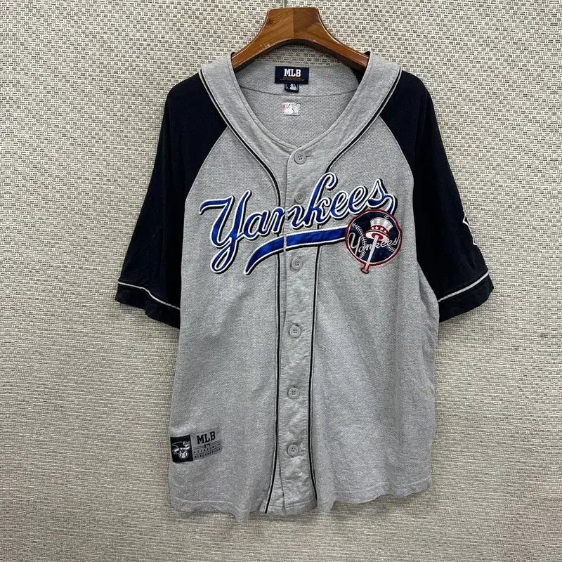 [BUNJANG] MLB New York Yankees Short Sleeve Uniform T-shirt 100 / MLB 뉴욕양키스 유니폼 반팔티 100 D01985